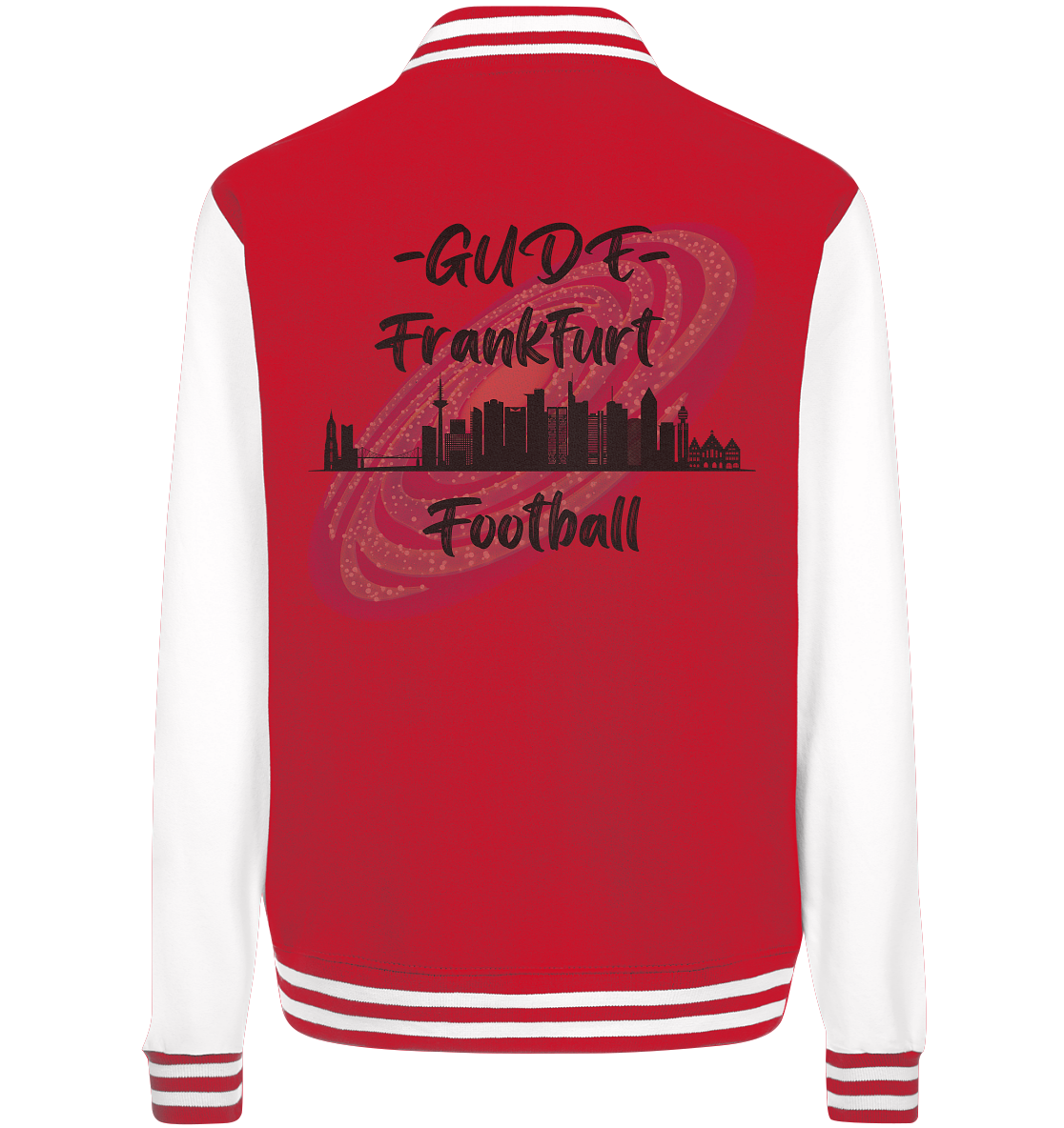 Gude Frankfurt Football (schwarze Schrift) - College Jacket - Football Unity Football Unity