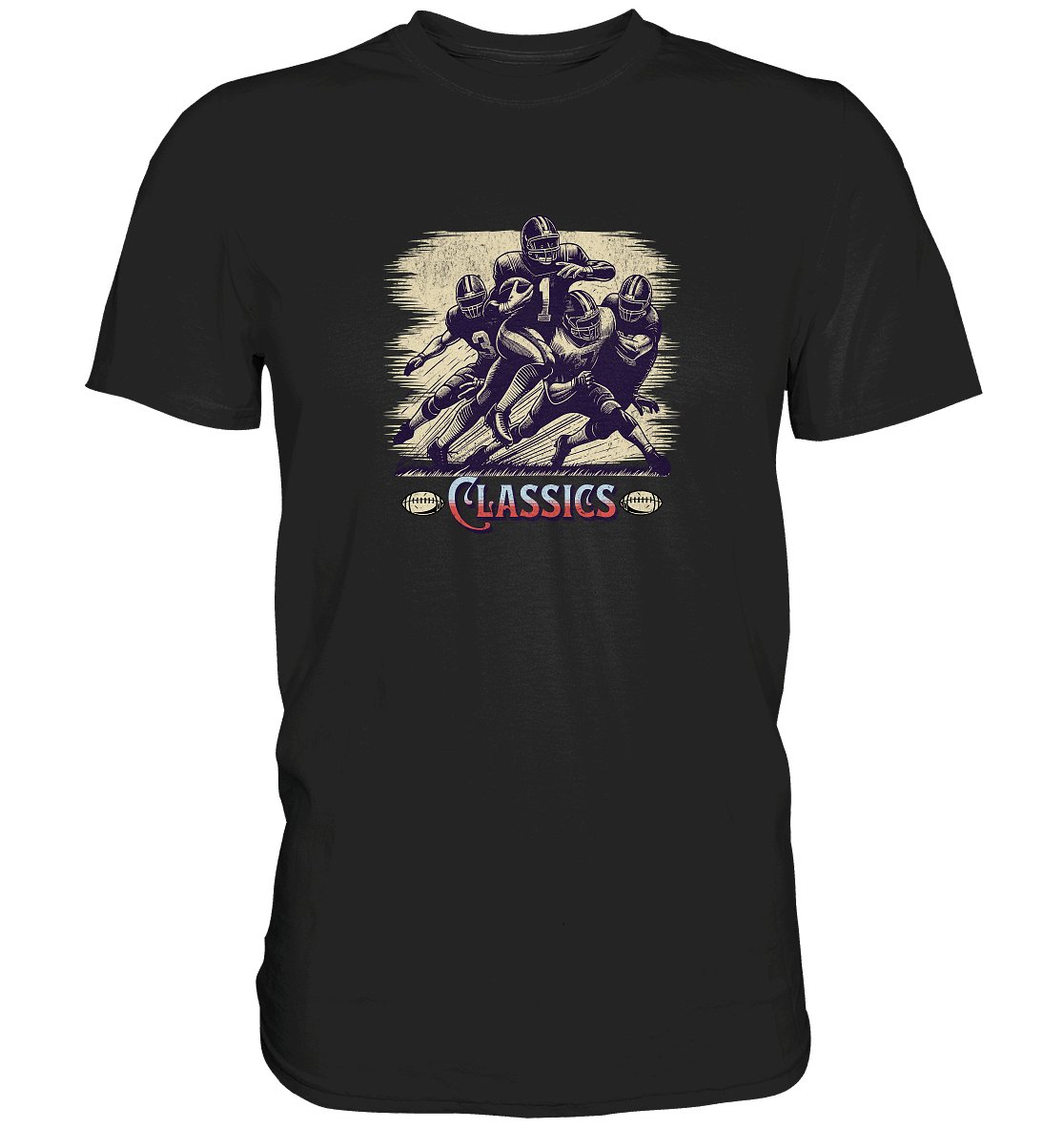 Classics Football Shirt - Retro Look - Premium Shirt - Football Unity