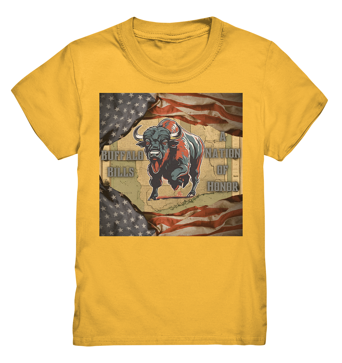 Buffalo Bills - A Nation of Honor - Kids Premium Shirt - Football Unity Football Unity