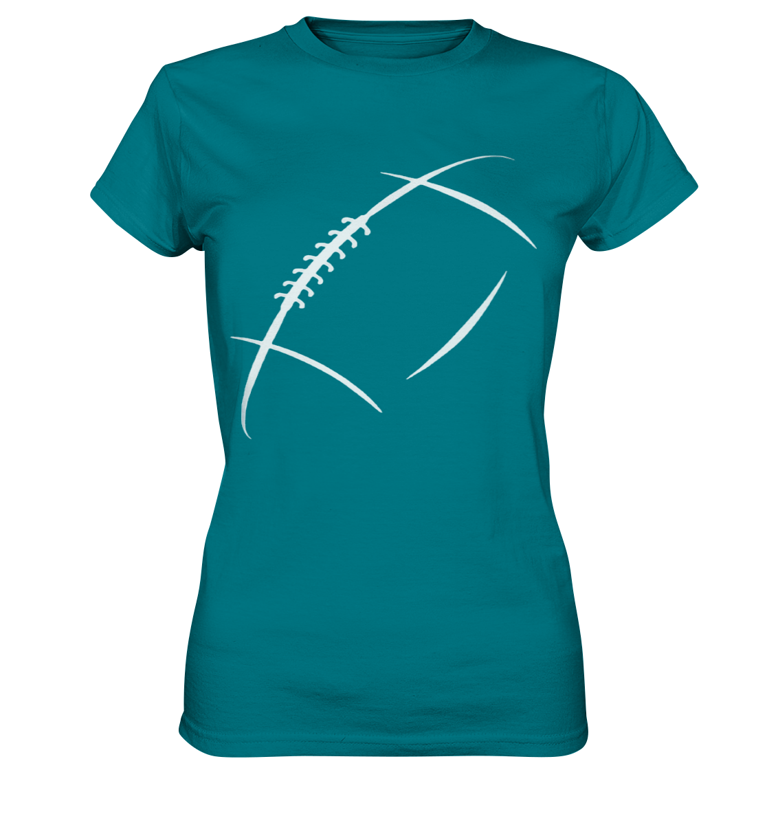 Football Silhouette - Ladies Premium Shirt - Football Unity Football Unity
