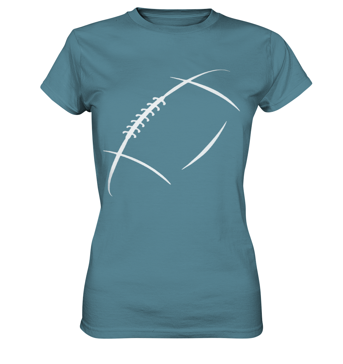 Football Silhouette - Ladies Premium Shirt - Football Unity Football Unity