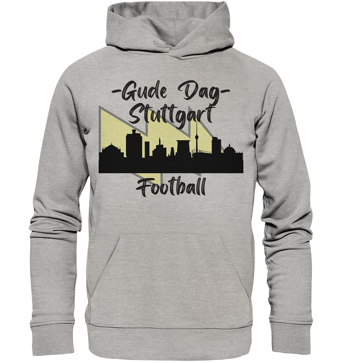 Gude Dag - Stuttgart Football - Organic Basic Hoodie - Football Unity Football Unity