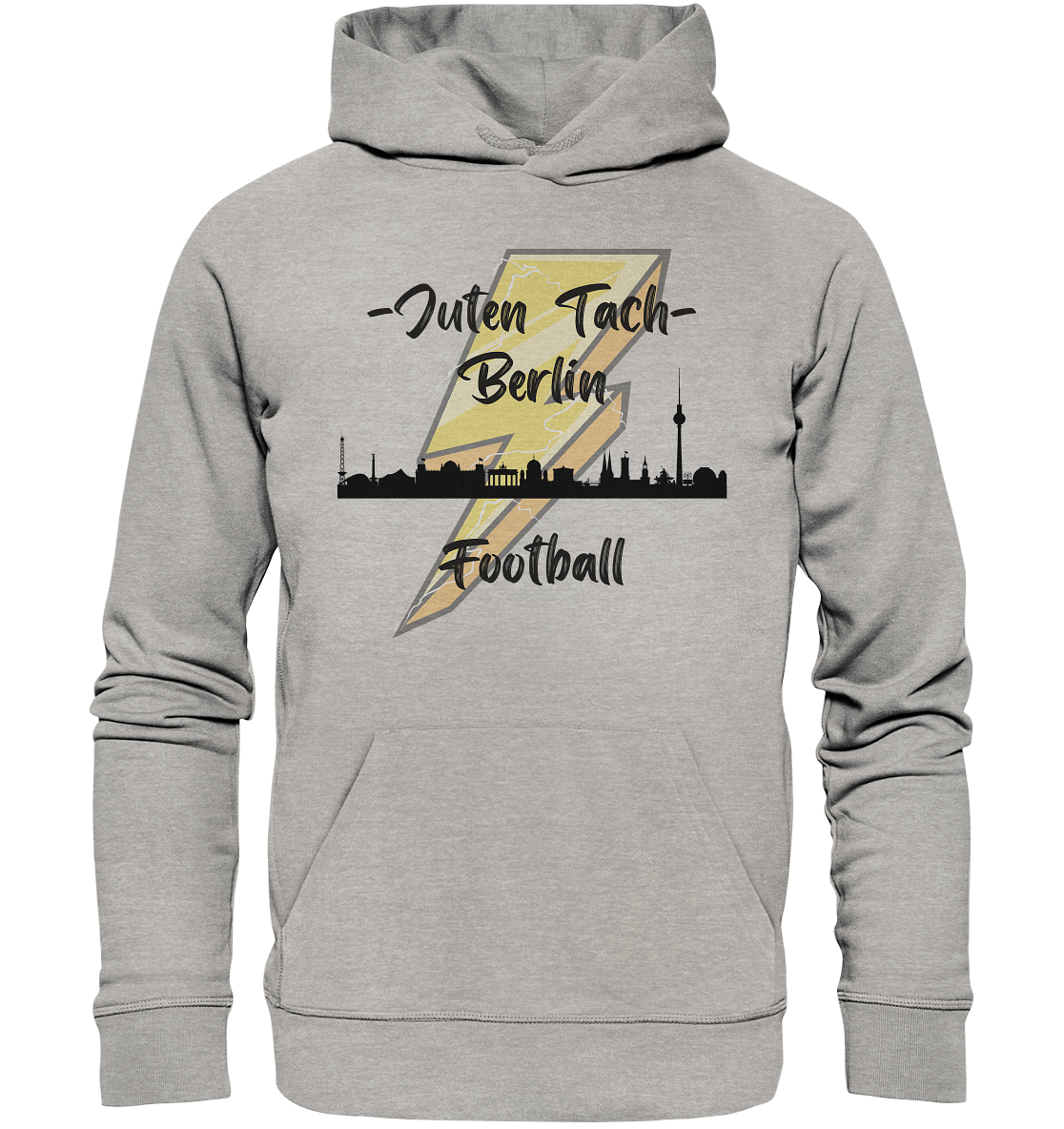 Juten Tach - Berlin Football - Organic Basic Hoodie - Football Unity Football Unity