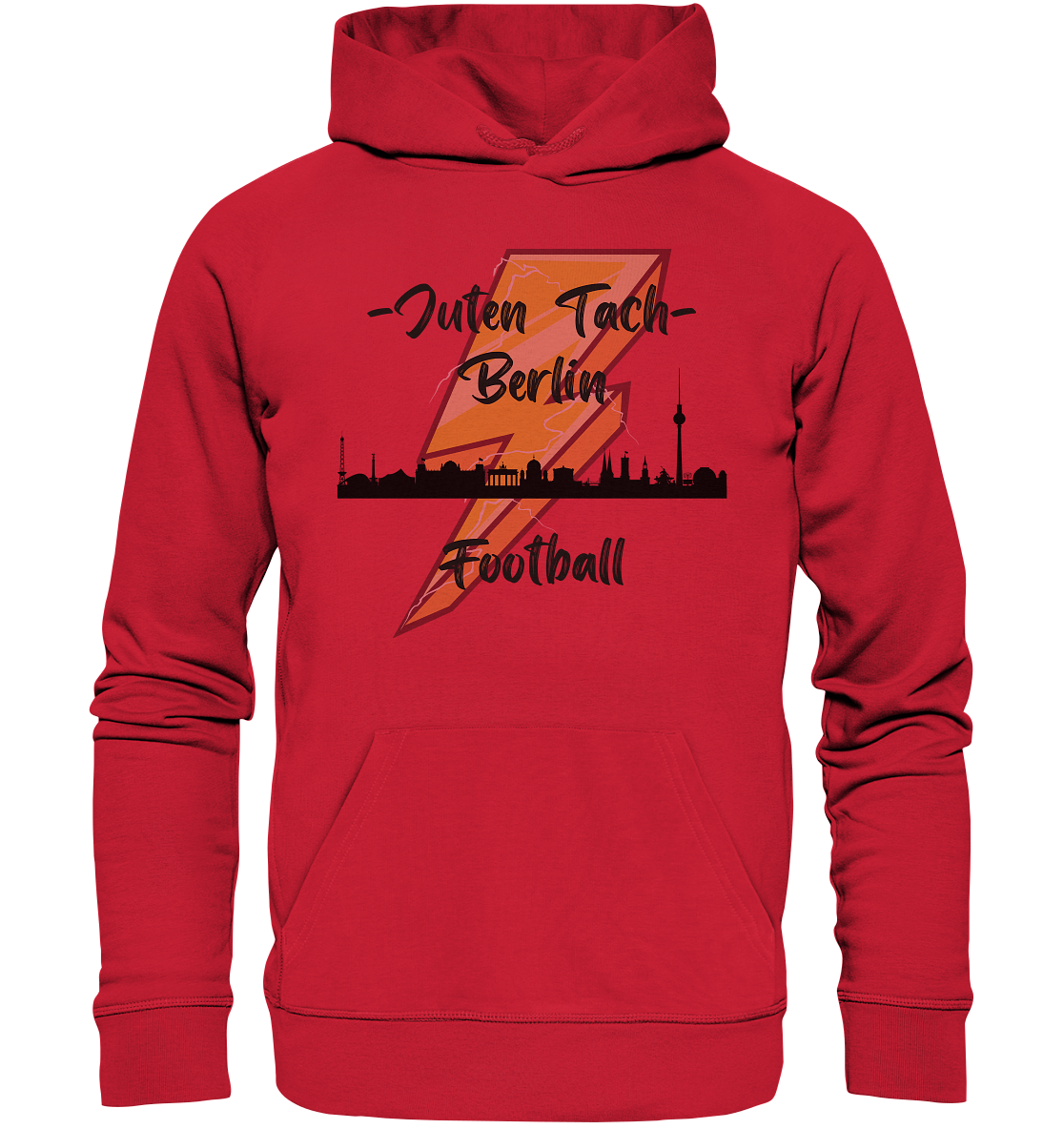 Juten Tach - Berlin Football - Organic Basic Hoodie - Football Unity Football Unity