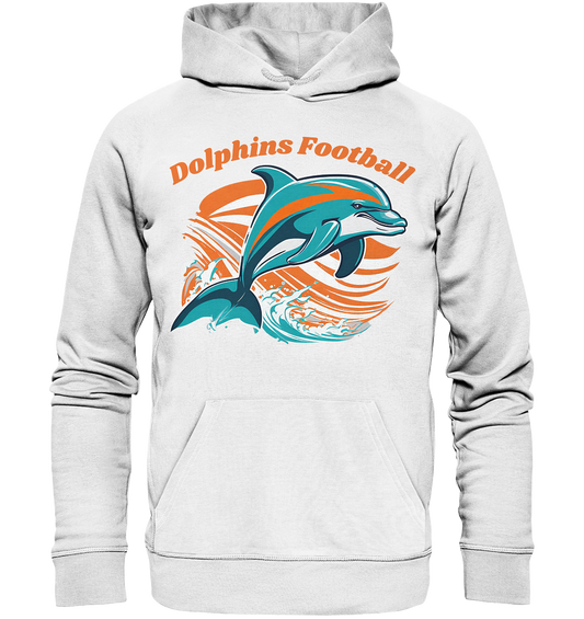Dolphins Football Orange - Premium Hoodie - Football Unity Football Unity
