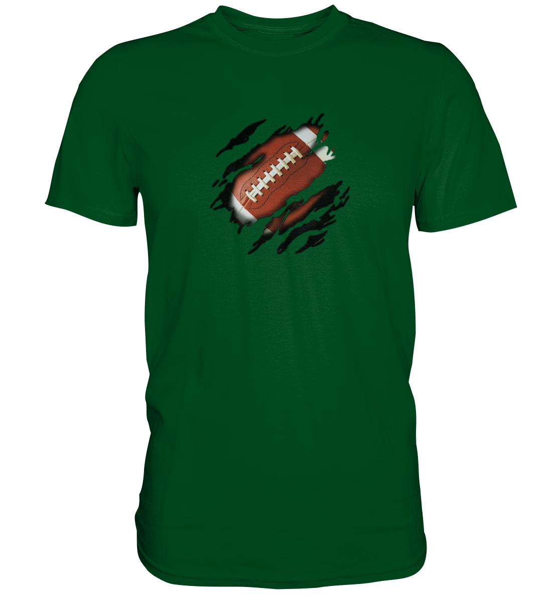 Football auf der Brust - Premium Shirt - Football Unity Football Unity