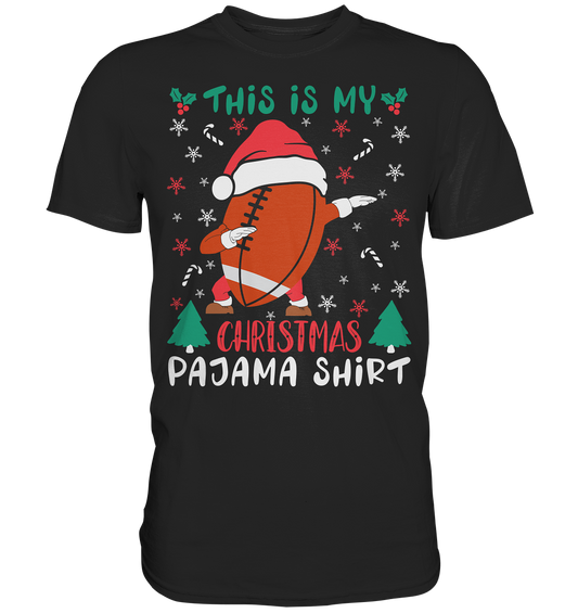 Christmas Pajama Shirt - Premium Shirt - Football Unity Football Unity