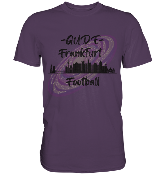 Gude Frankfurt Football (schwarze Schrift) - Premium Shirt - Football Unity Football Unity