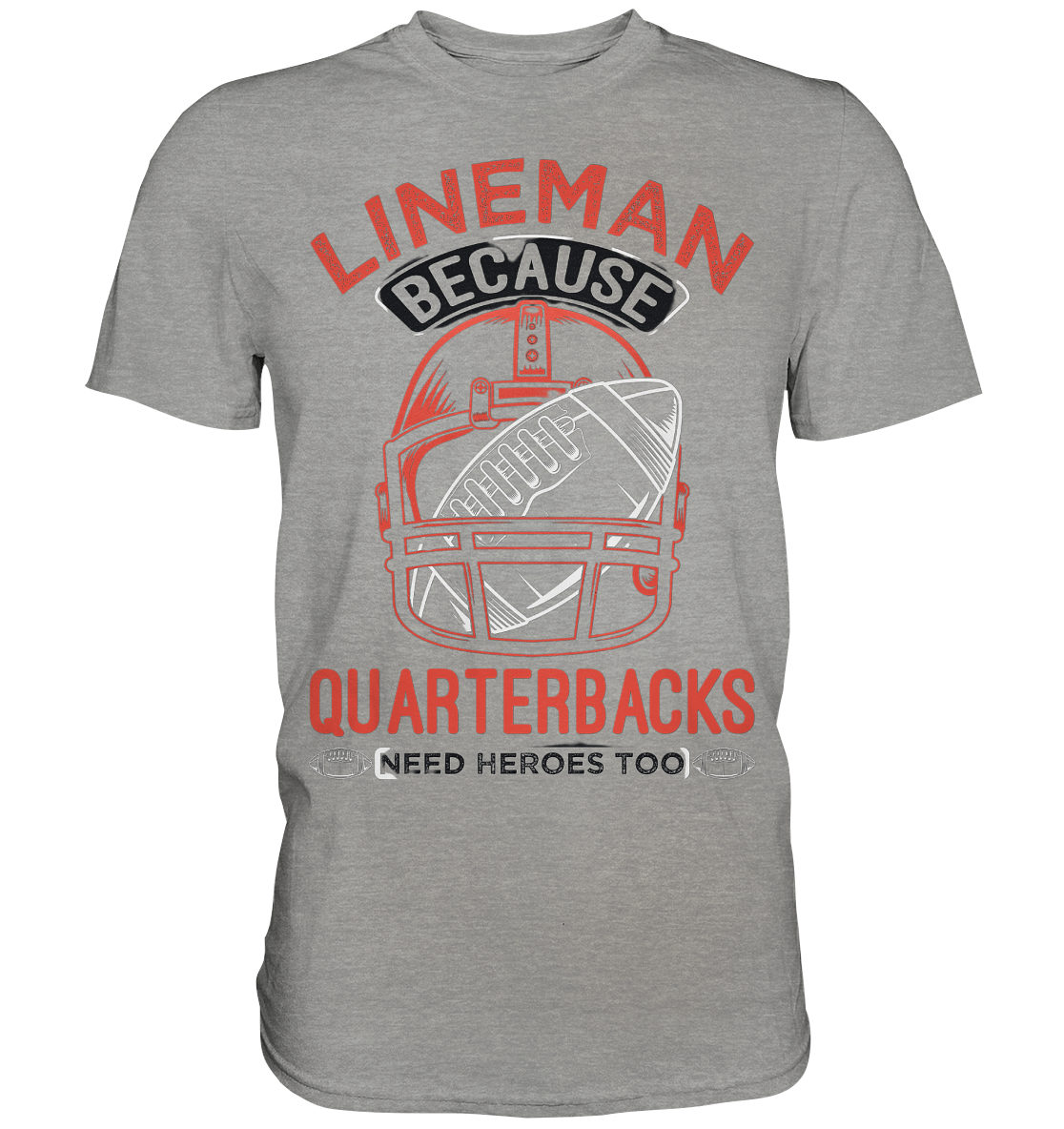 Lineman Hero Transparent - Premium Shirt - Football Unity Football Unity
