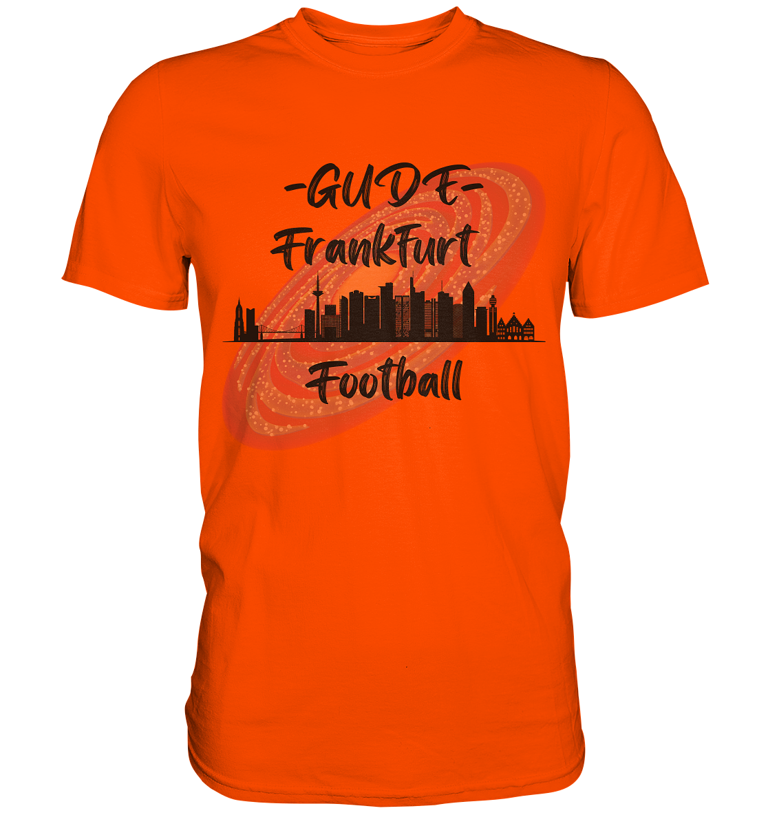 Gude Frankfurt Football (schwarze Schrift) - Premium Shirt - Football Unity Football Unity