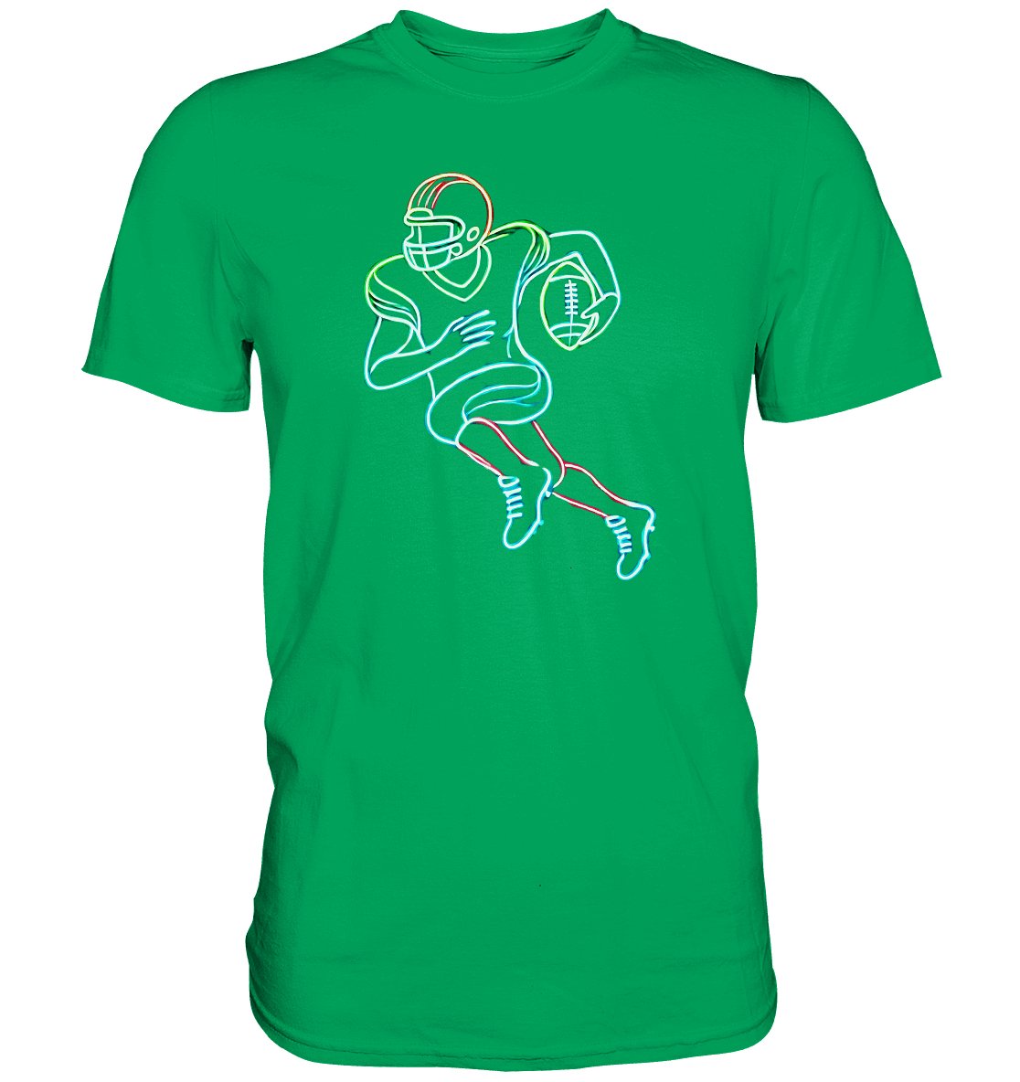 Neon Footballspieler - Premium Shirt - Football Unity