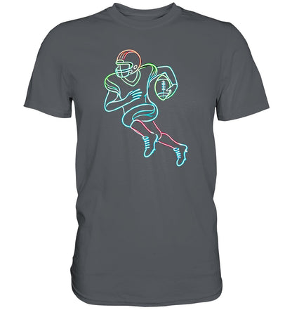 Neon Footballspieler - Premium Shirt - Football Unity